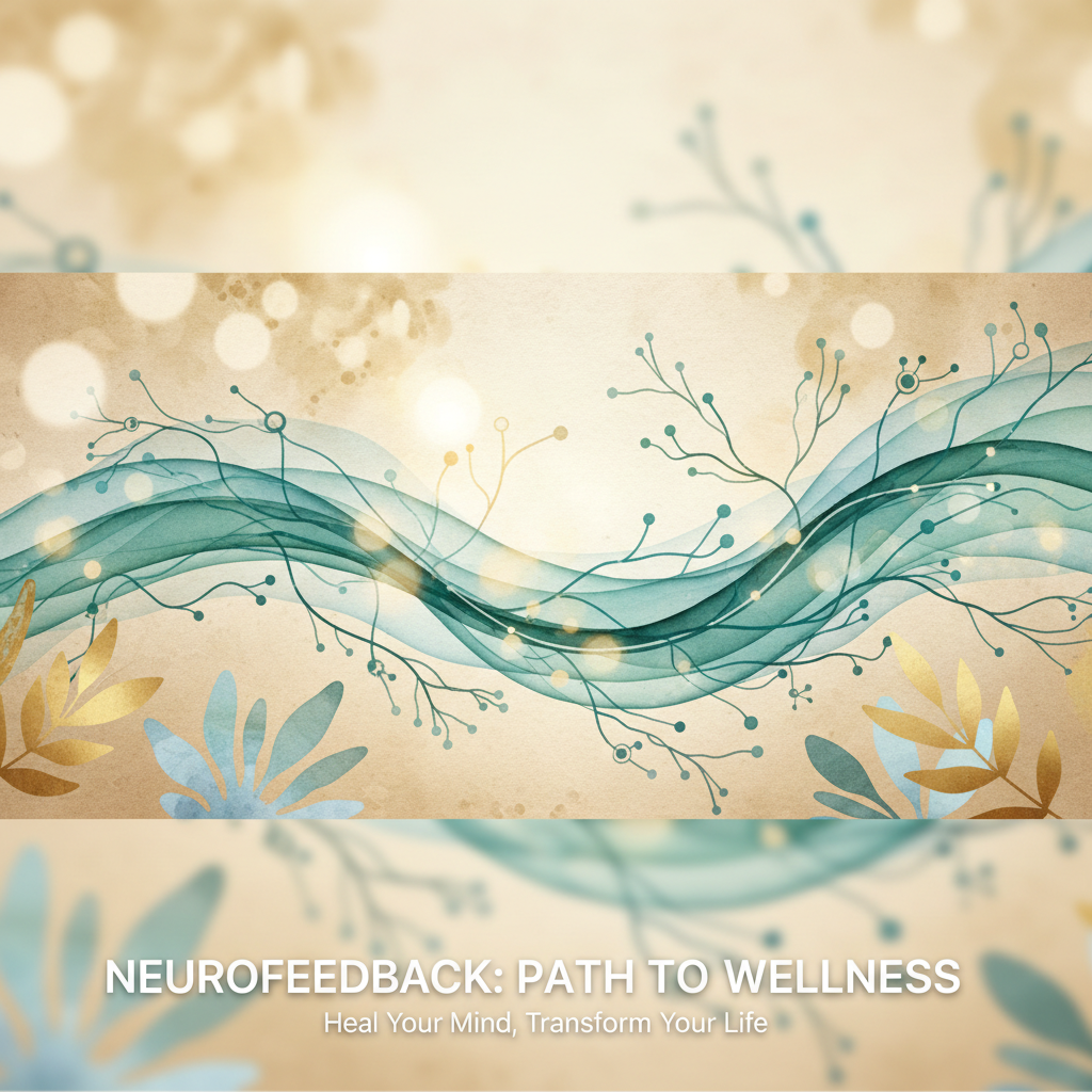 Abstract image of calm, interconnected brain activity in soft blues and greens, symbolizing recovery and brain health.