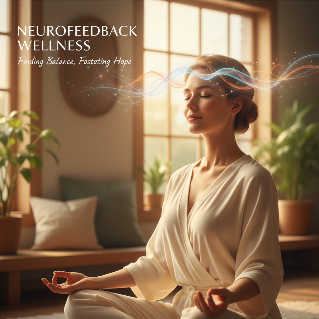 A person looking peaceful, symbolizing healing and clarity from concussion symptoms with microcurrent neurofeedback.